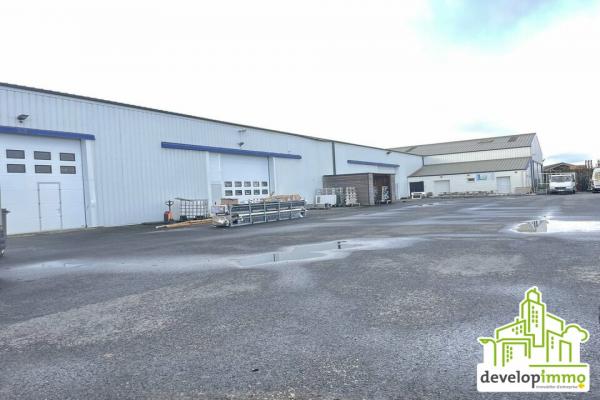 A louer 1 200 m² de stockage au sud de Caen. - Vente et location de locaux et bureaux en Normandie